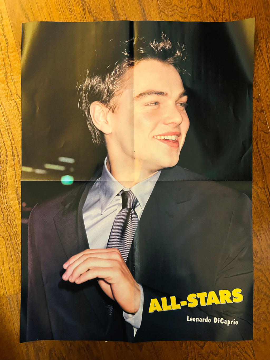 Leonardo DiCaprio side of 1998 All-Stars double-sided poster