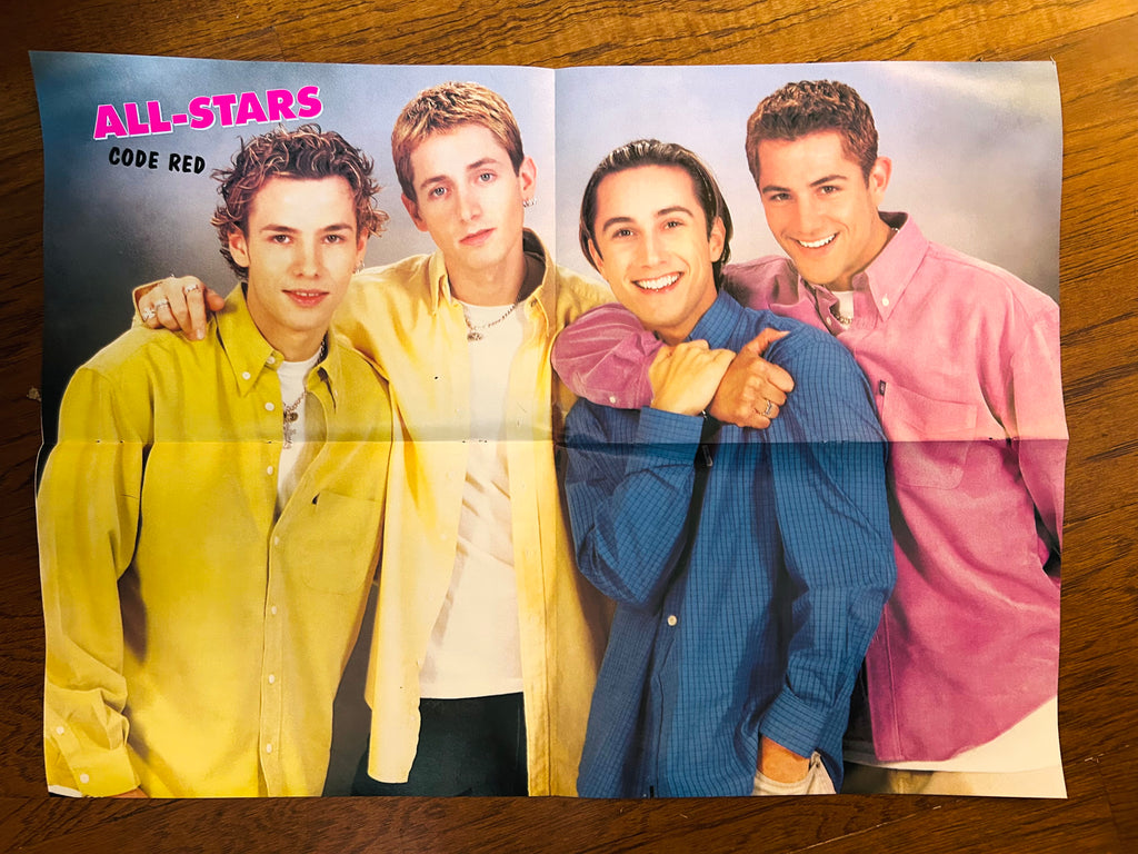Code Red side of 1998 All-Stars double-sided poster