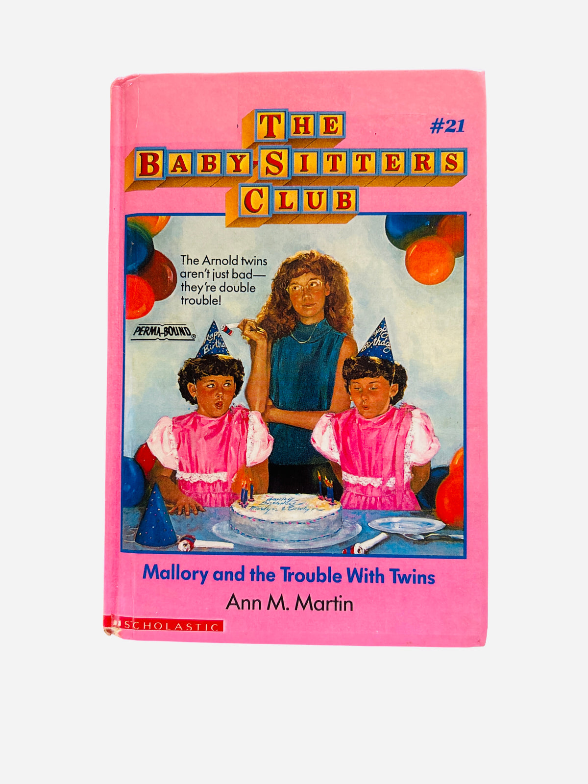 Mallory and the Trouble With Twins Ex-Library Hardcover – Baby-Sitters Club #21