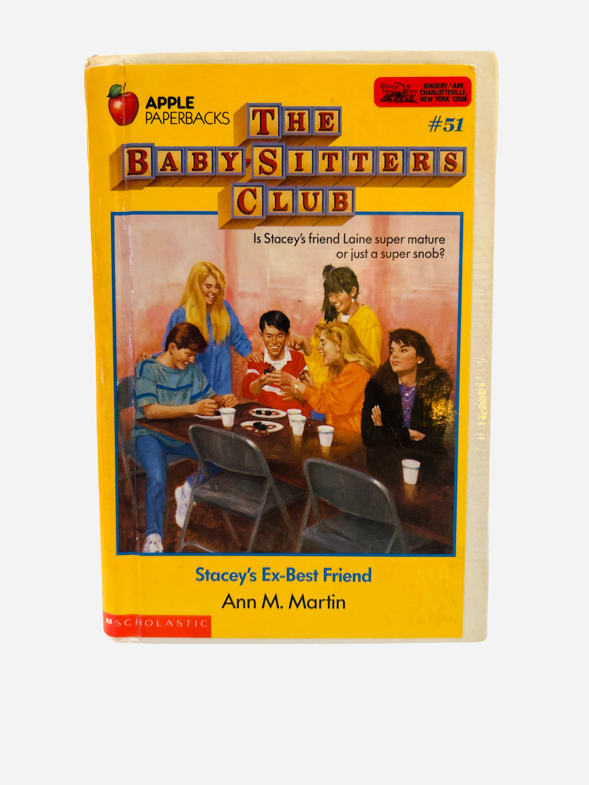 Stacey's Ex-Best Friend Ex-Library Hardcover – Baby-Sitters Club #51