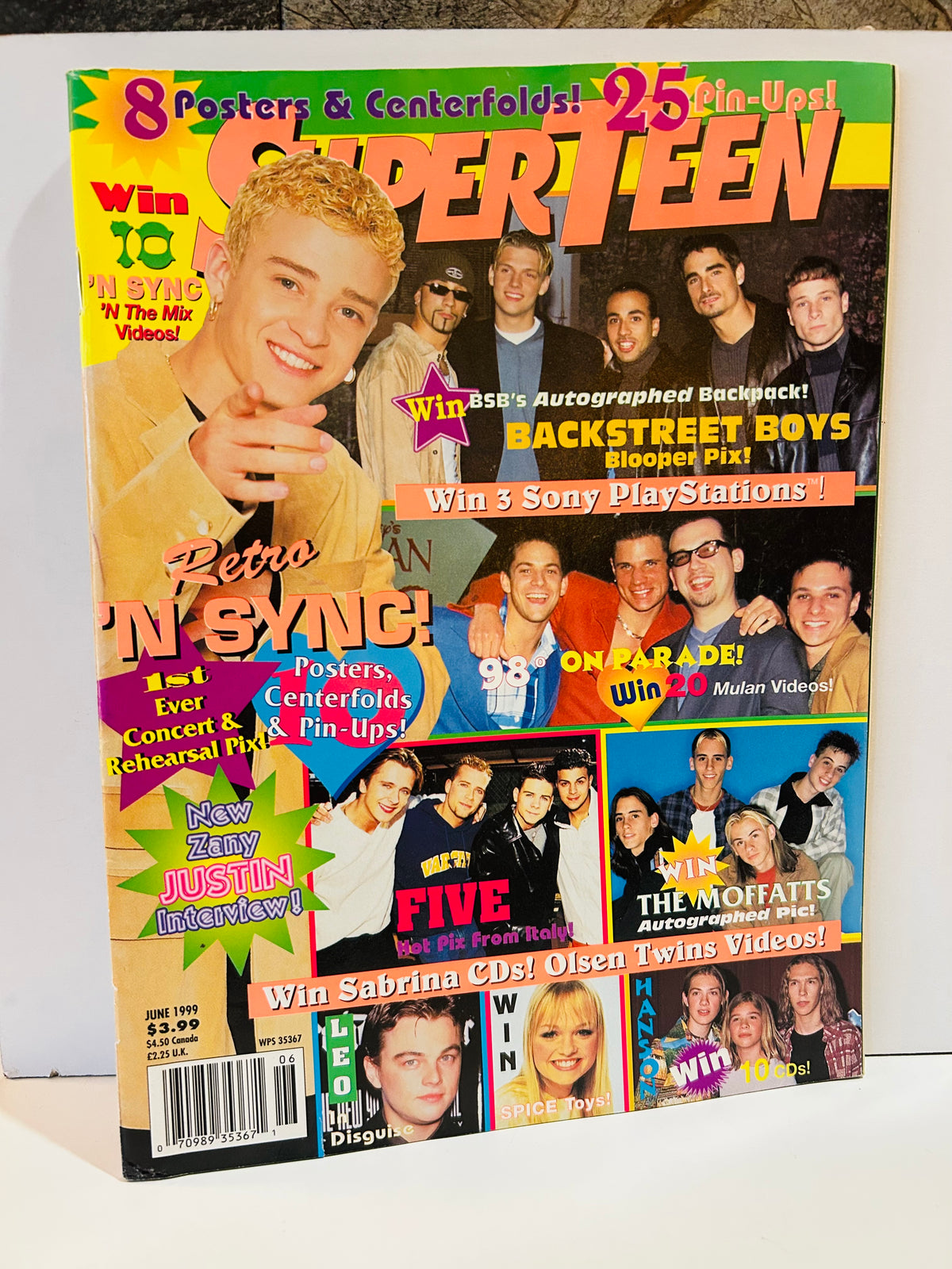 SuperTeen Magazine cover – Five group photo