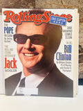 Rolling Stone Jack Nicholson interview cover with mailing label