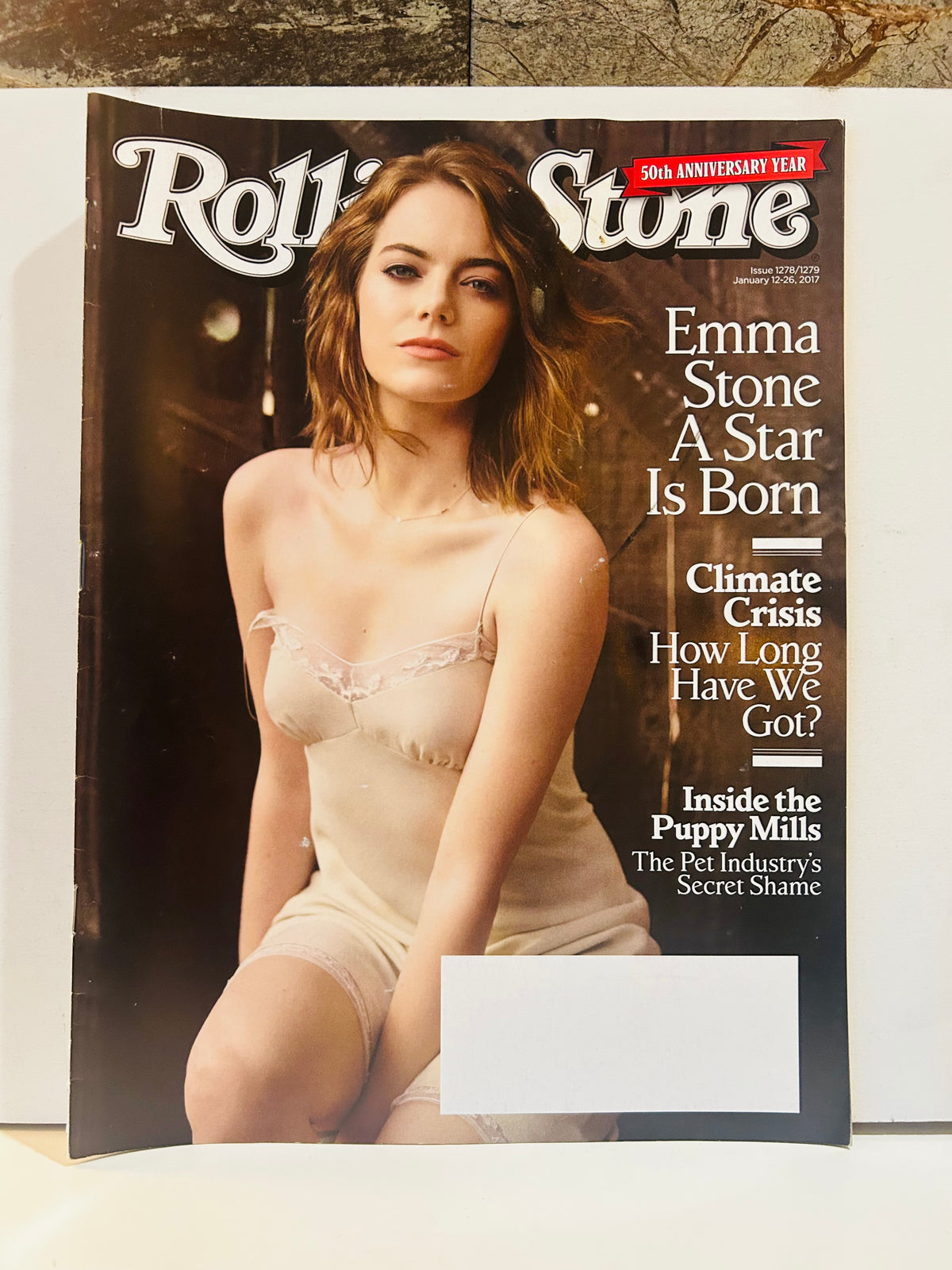 Rolling Stone January 12 to 26 2017 Emma Stone A Star Is Born cover