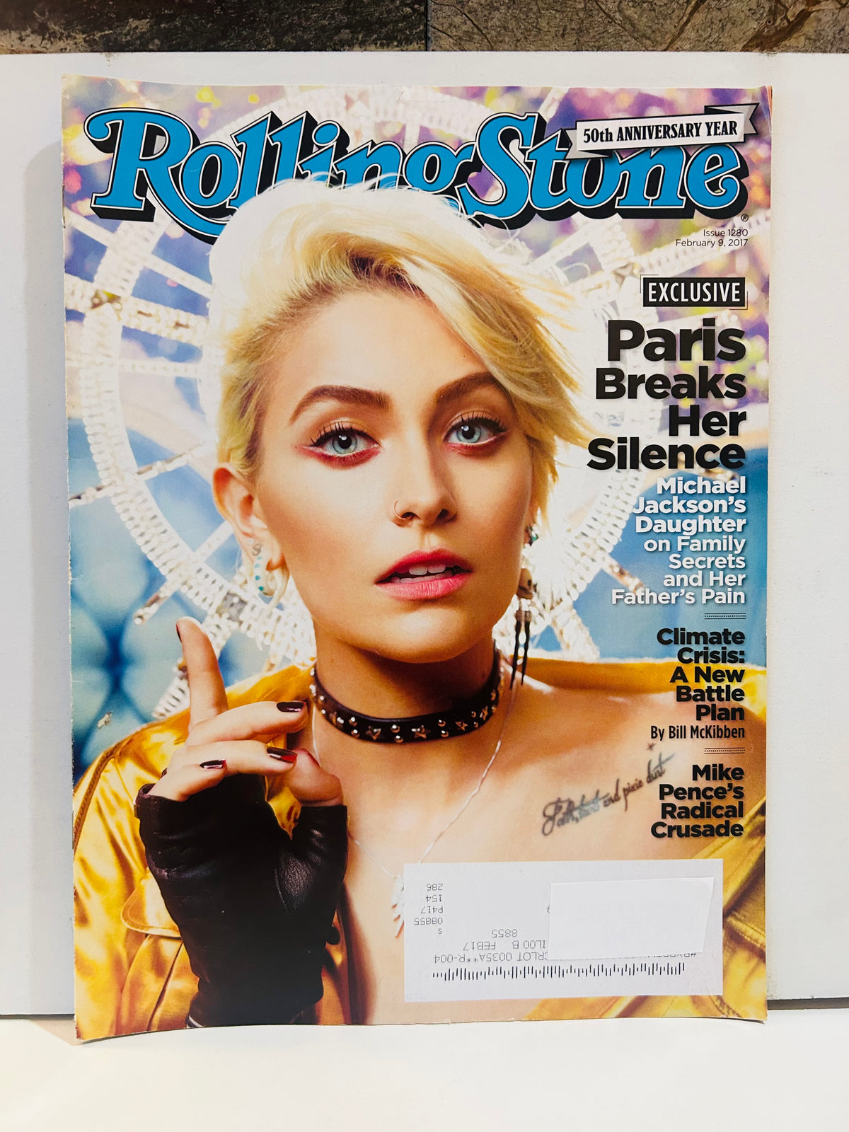 Rolling Stone February 9 2017 Paris Jackson cover with mailing label