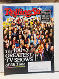 Rolling Stone October 6 2016 The 100 Greatest TV Shows of All Time cover with mailing label