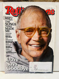 Rolling Stone May 21 2015 issue 1235 David Letterman Dave Says Goodbye cover with mailing label
