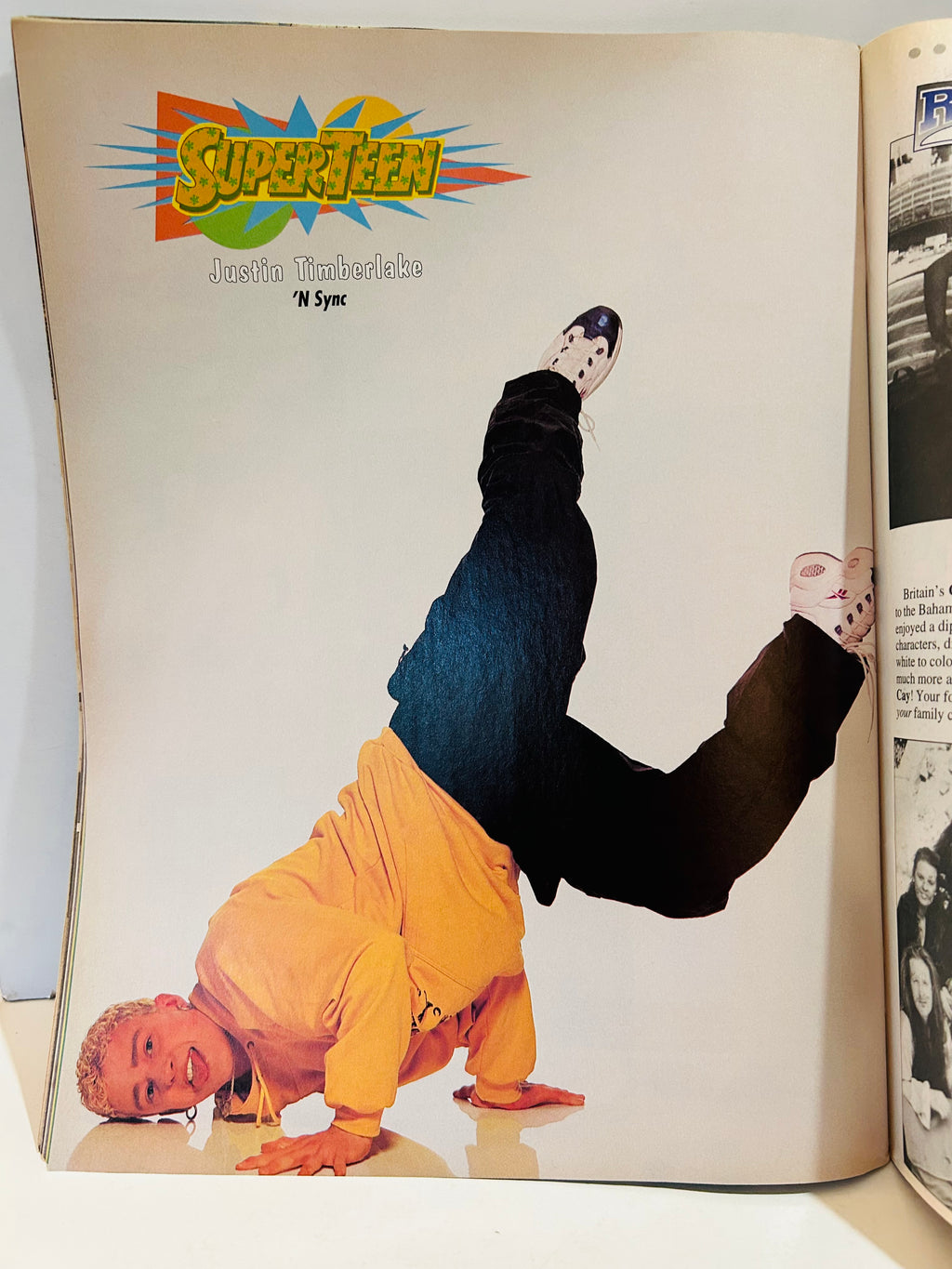 SuperTeen Magazine interior page