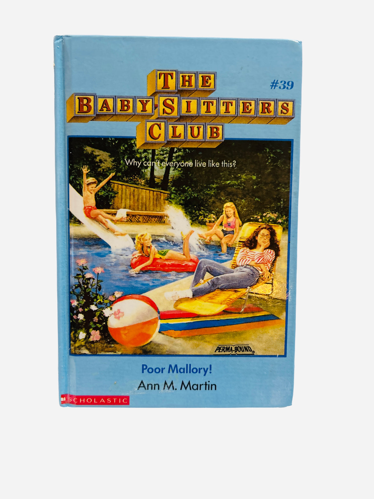 Poor Mallory! Ex-Library Hardcover – Baby-Sitters Club #39 by Ann M. Martin