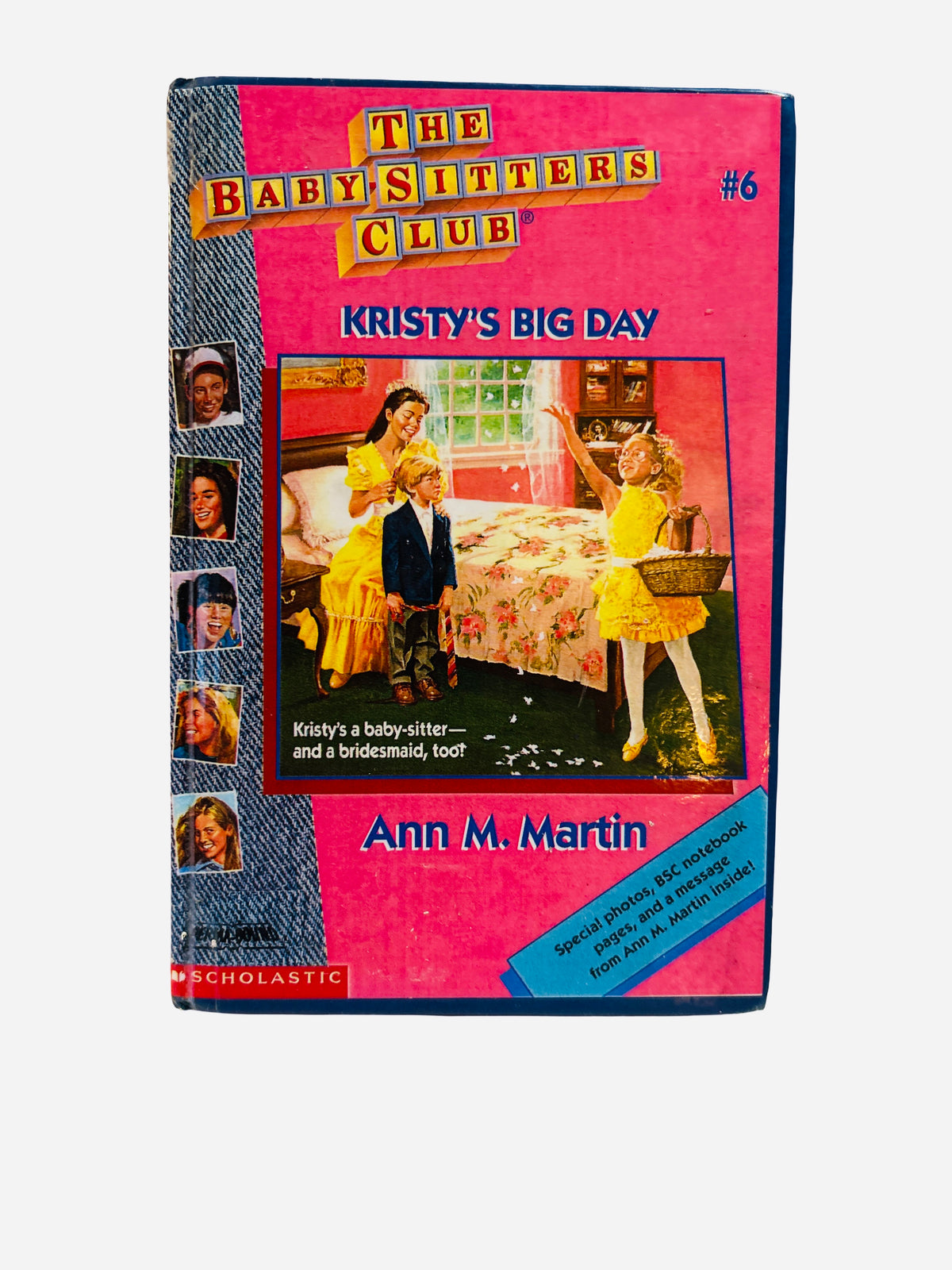 Kristy's Big Day Ex-Library Hardcover – Baby-Sitters Club #6 Special Edition with blue banner by Ann M. Martin