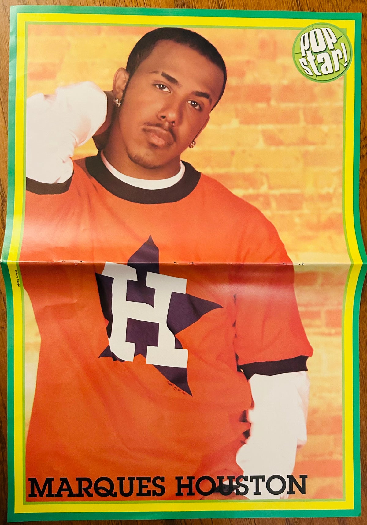Marques Houston side of double-sided Pop Star poster