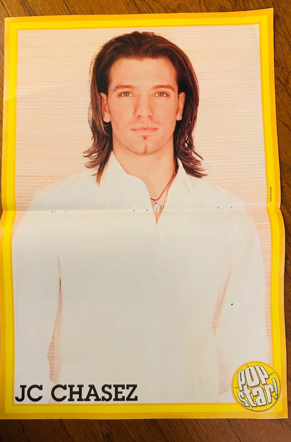 JC Chasez side of double-sided Pop Star poster