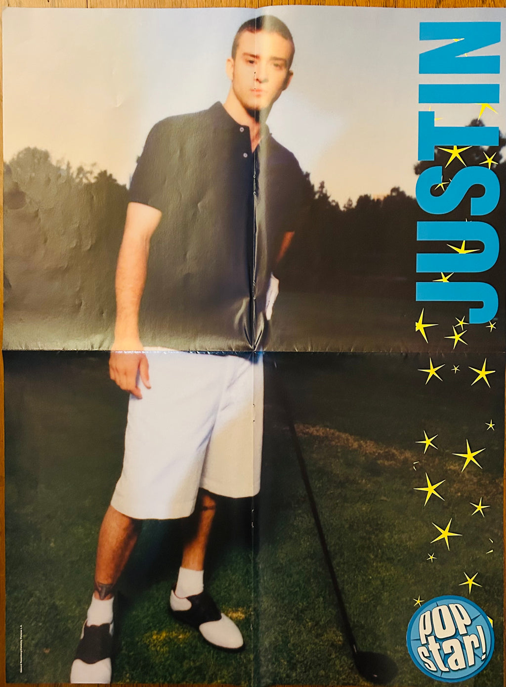 Pop Star double-sided poster featuring Justin Timberlake