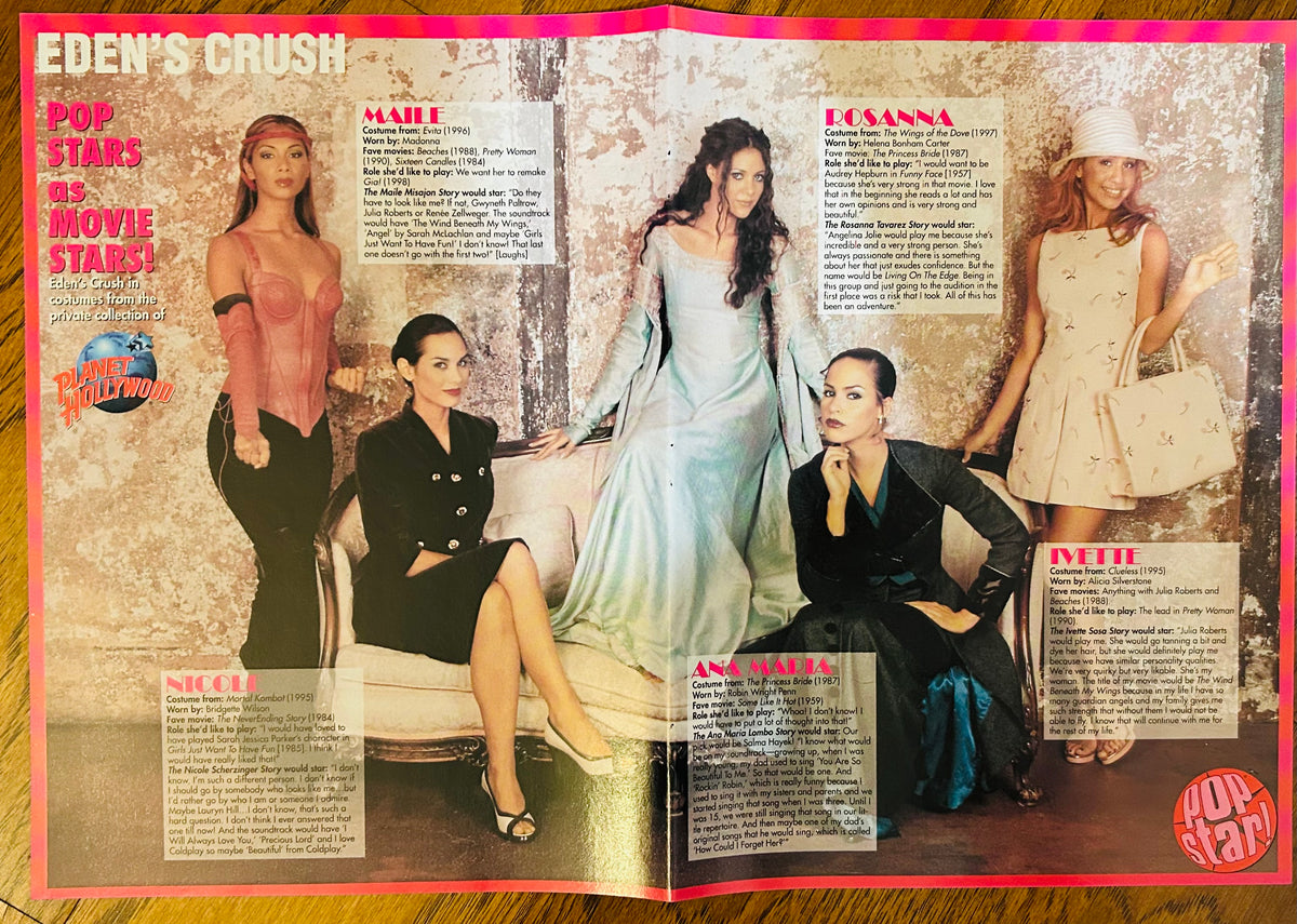 Eden's Crush Pop Star! Magazine double-sided poster 11x16 - Side A