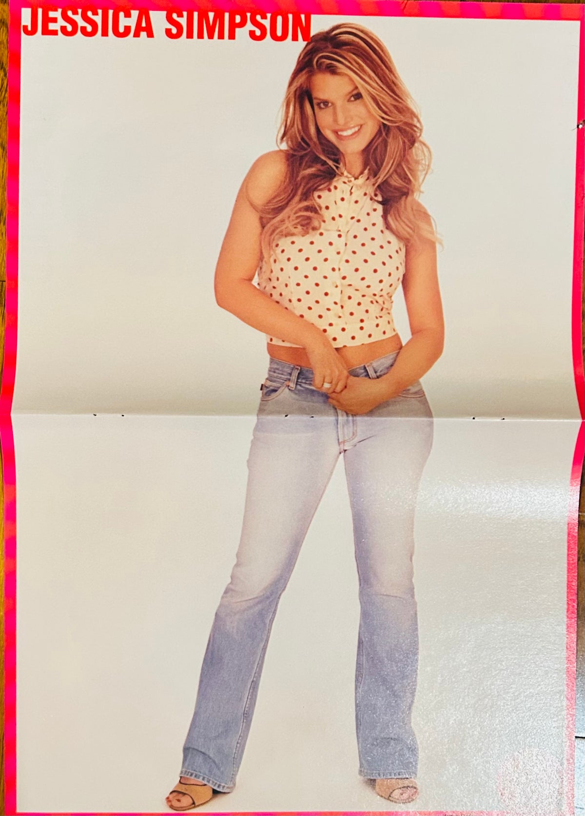 Jessica Simpson Pop Star! Magazine double-sided poster 11x16 - Side A