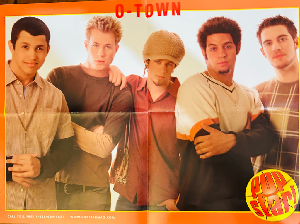 O-Town Pop Star! Magazine double-sided poster 16x21 - Side B