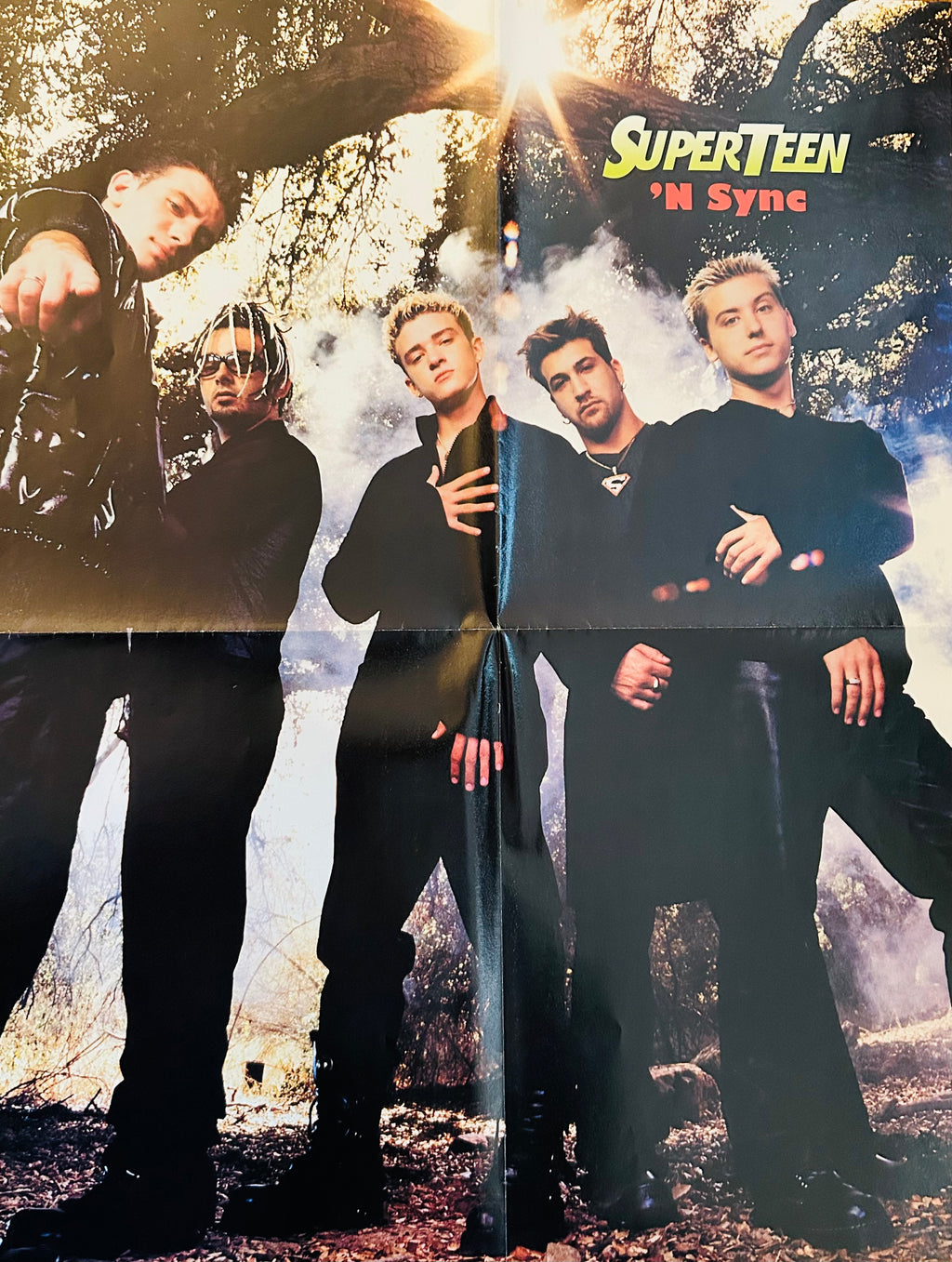 Joshua Jackson SuperTeen close-up portrait side of poster