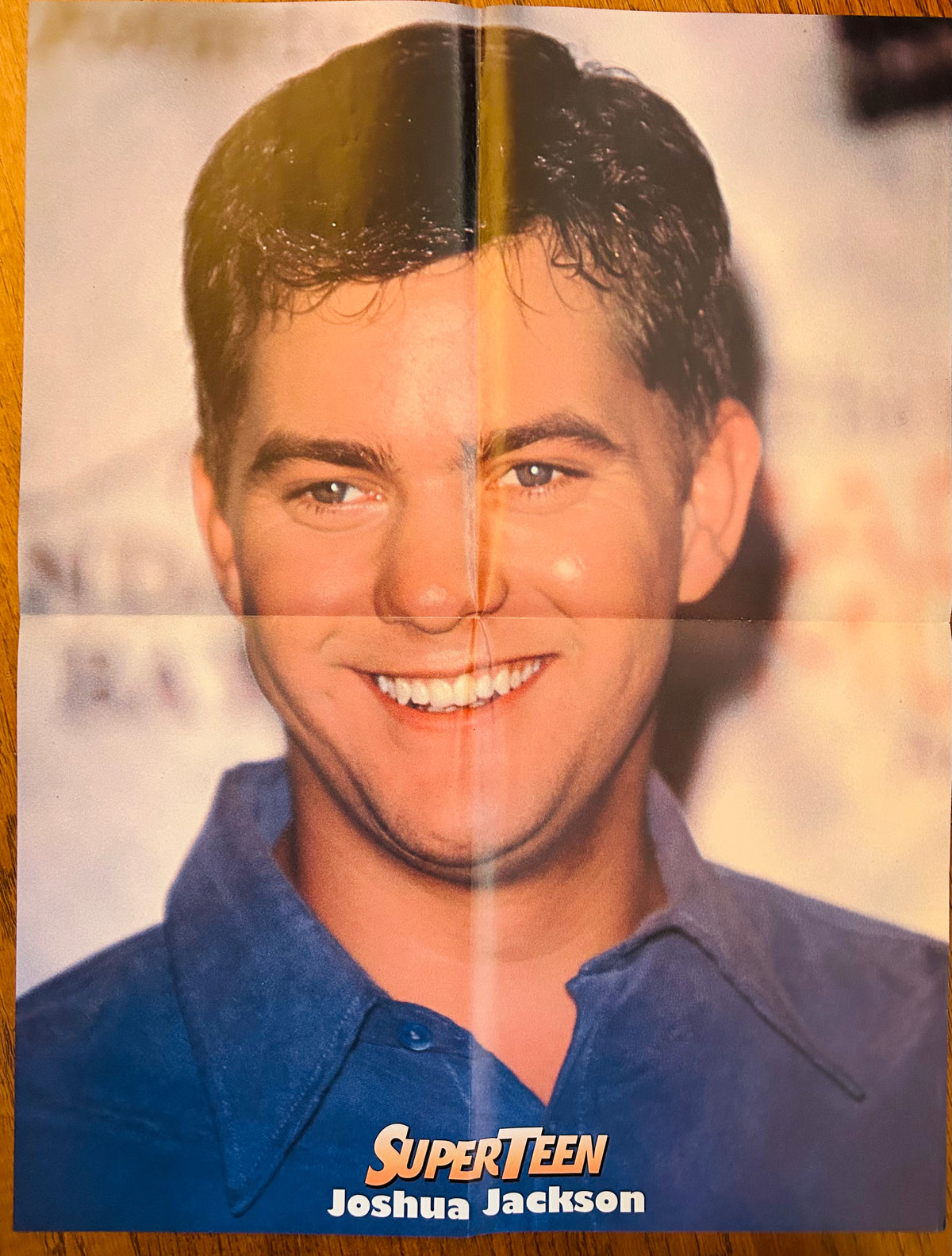 NSYNC SuperTeen wooded group portrait side of poster