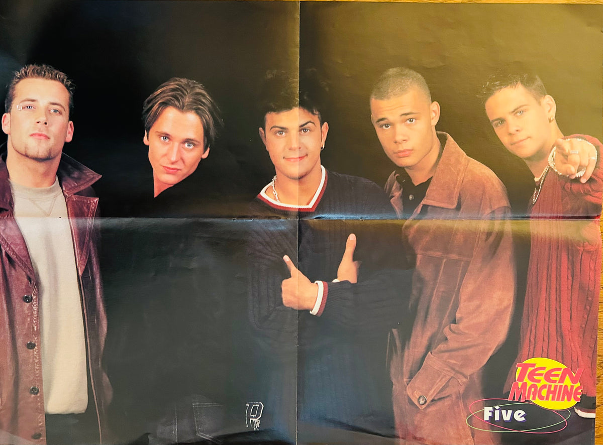 NSYNC Teen Machine group portrait side of poster