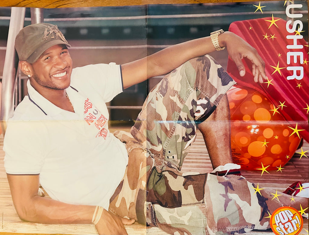 Usher Popstar portrait side of double-sided poster