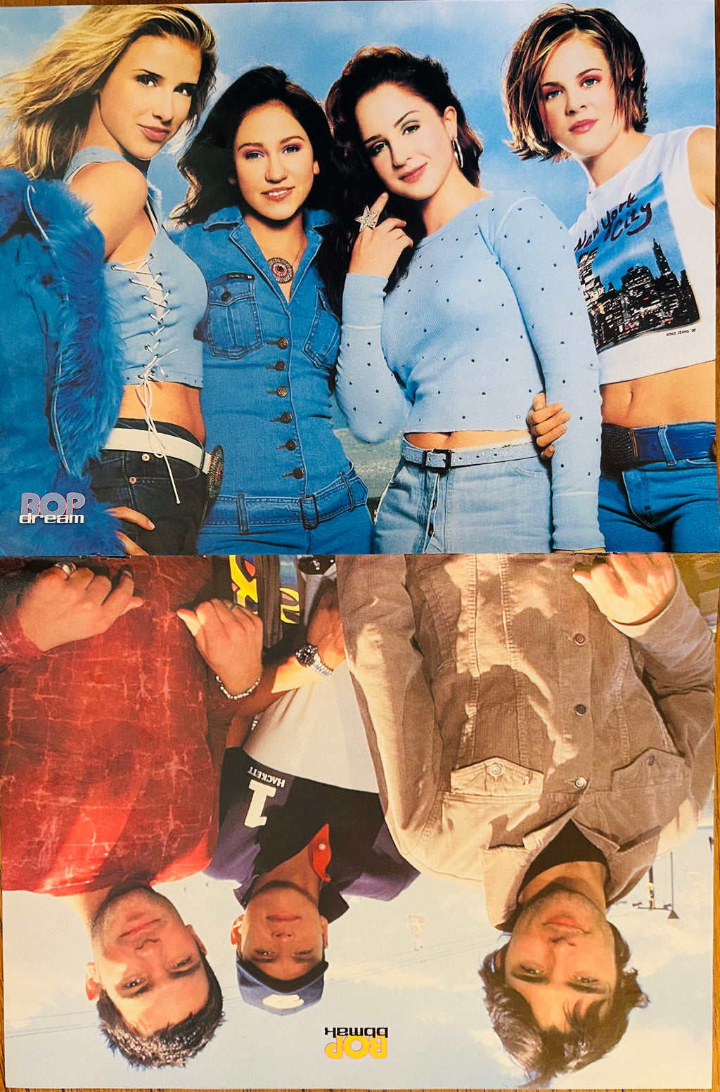 NSYNC member portrait collage side of poster