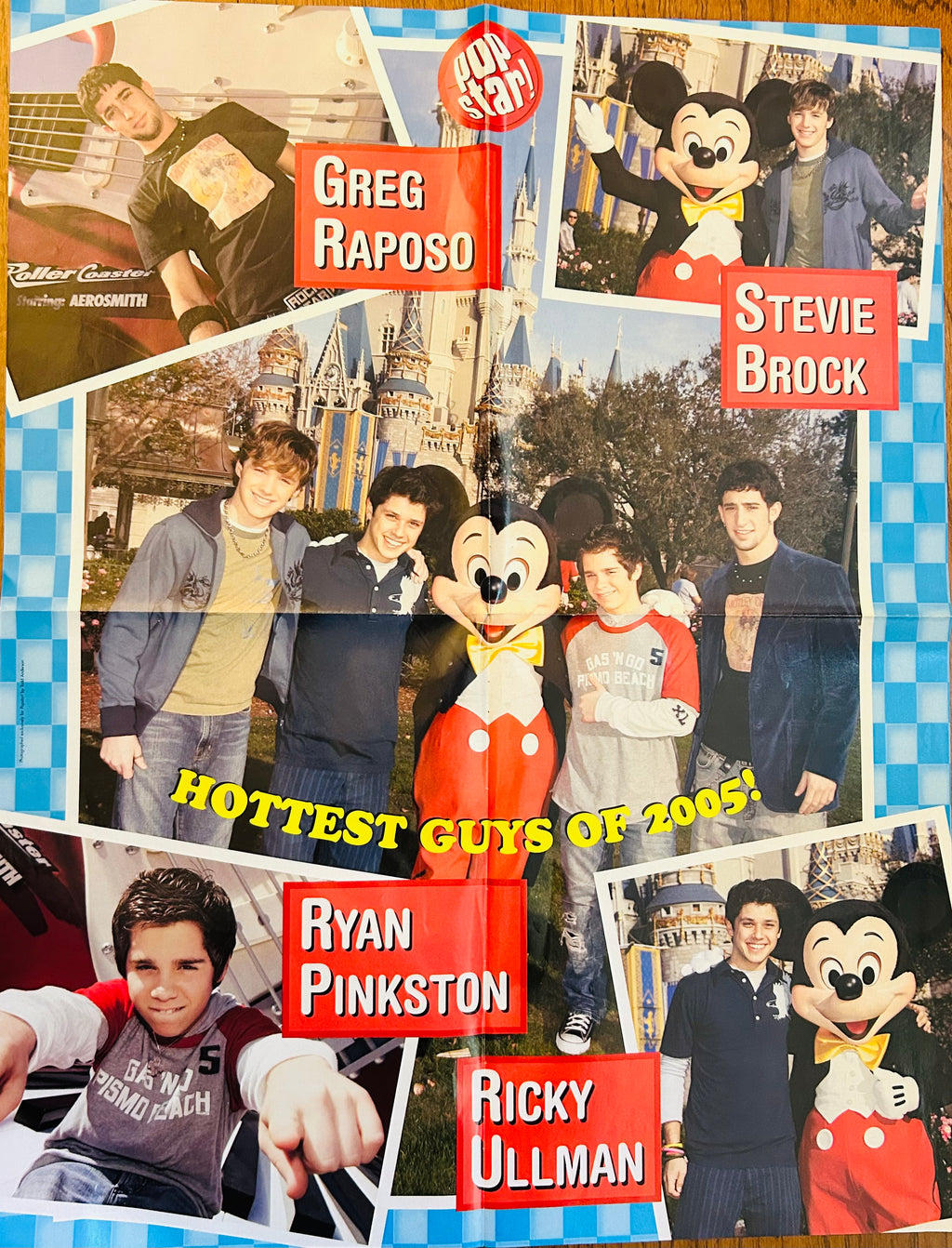 Popstar Summer 2005 celebrity star horoscopes side of poster