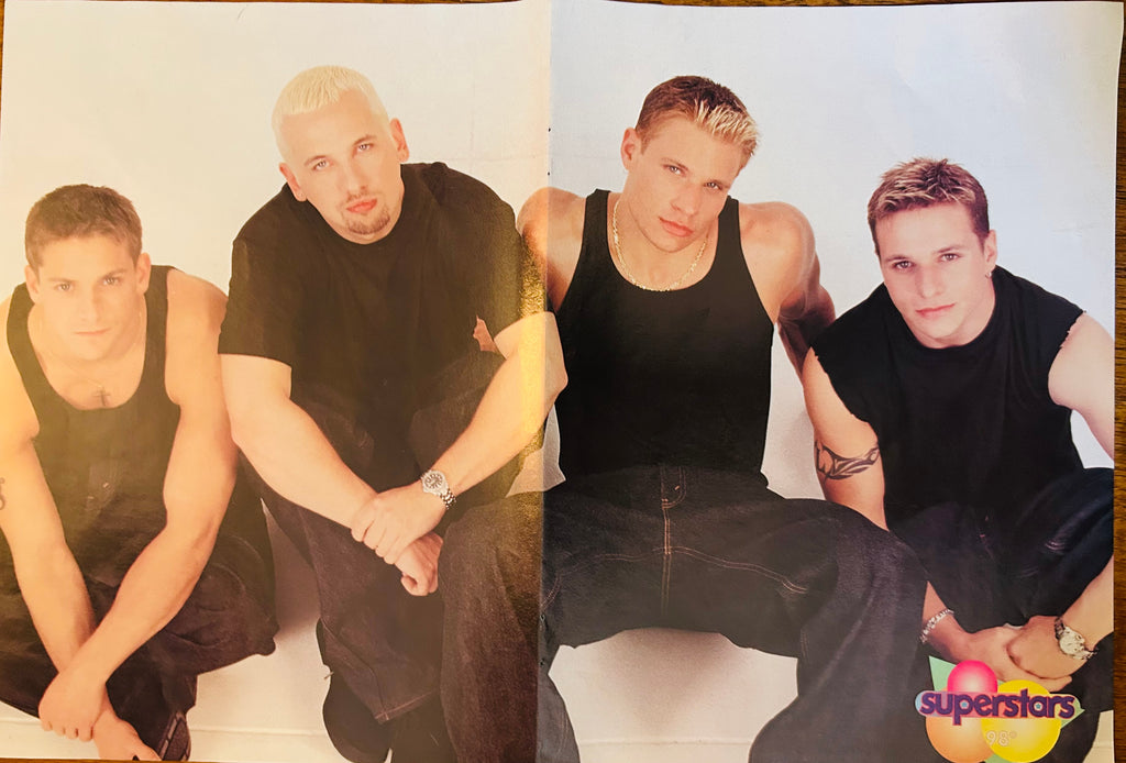 Brian Littrell Backstreet Boys Superstars portrait side of poster