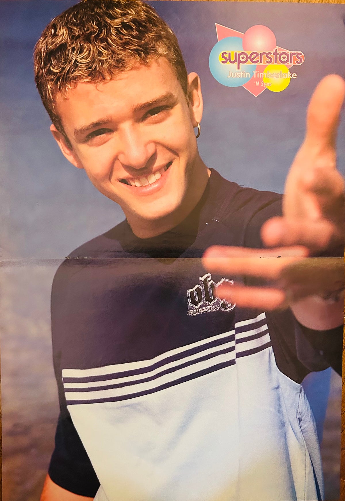 Justin Timberlake Superstars portrait side of poster