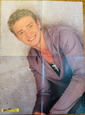 Justin Timberlake portrait side of double-sided poster