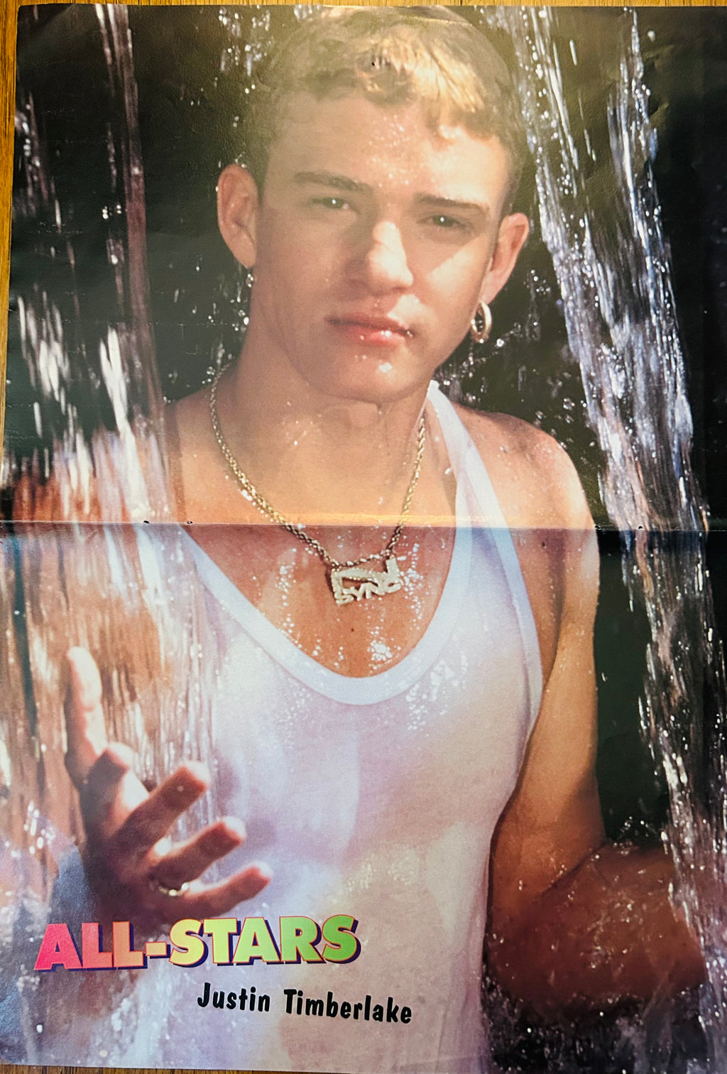 98 Degrees All-Stars group side of poster