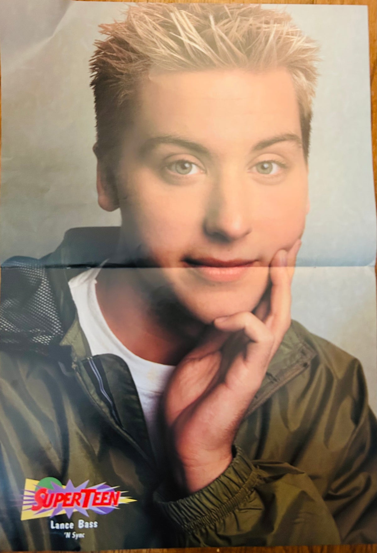 The Moffatts group photo side of SuperTeen poster