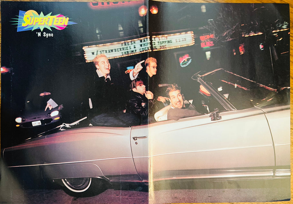 5ive group side of double-sided SuperTeen poster