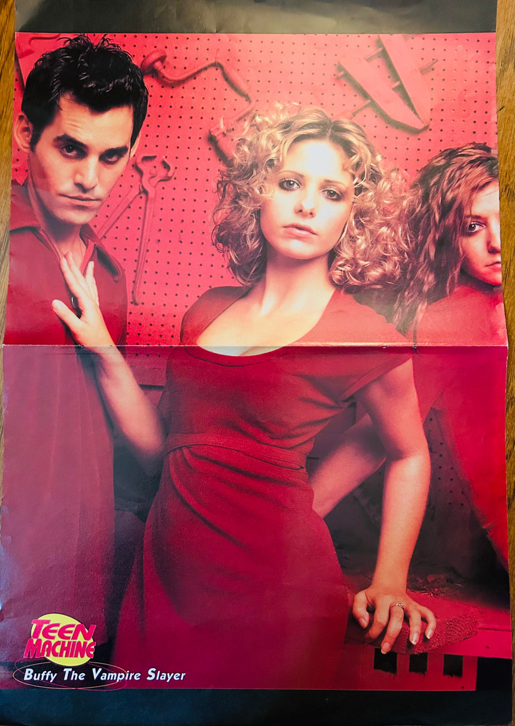 Buffy the Vampire Slayer side of double-sided Teen Machine poster