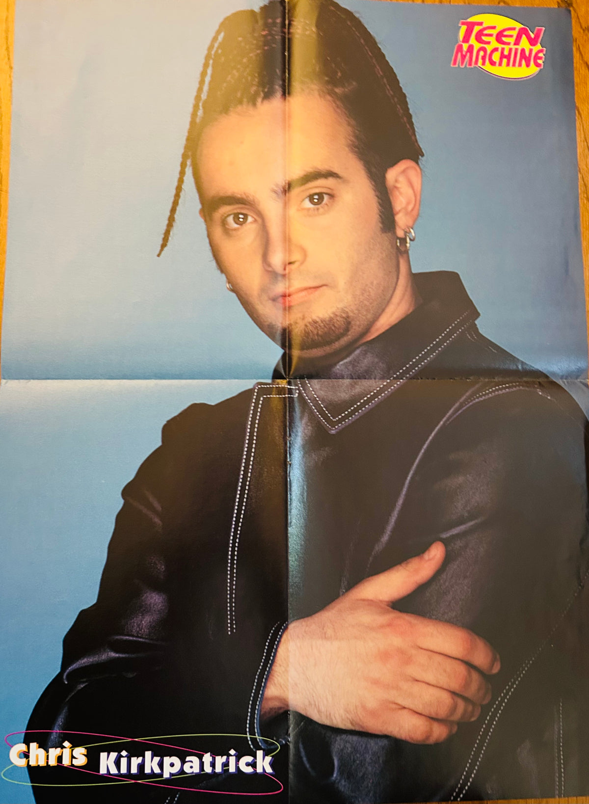 JC Chasez Teen Machine side of double-sided poster