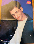 Chris Kirkpatrick Teen Machine side of double-sided poster