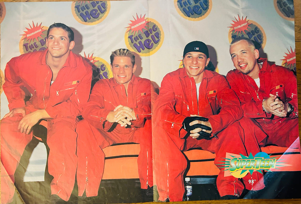 Justin Timberlake NSYNC SuperTeen portrait side of poster