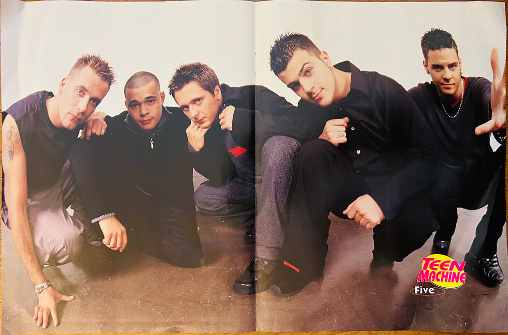Justin Timberlake side of double-sided Teen Machine poster