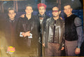 98 Degrees side of Teen Machine '98 poster showing four band members