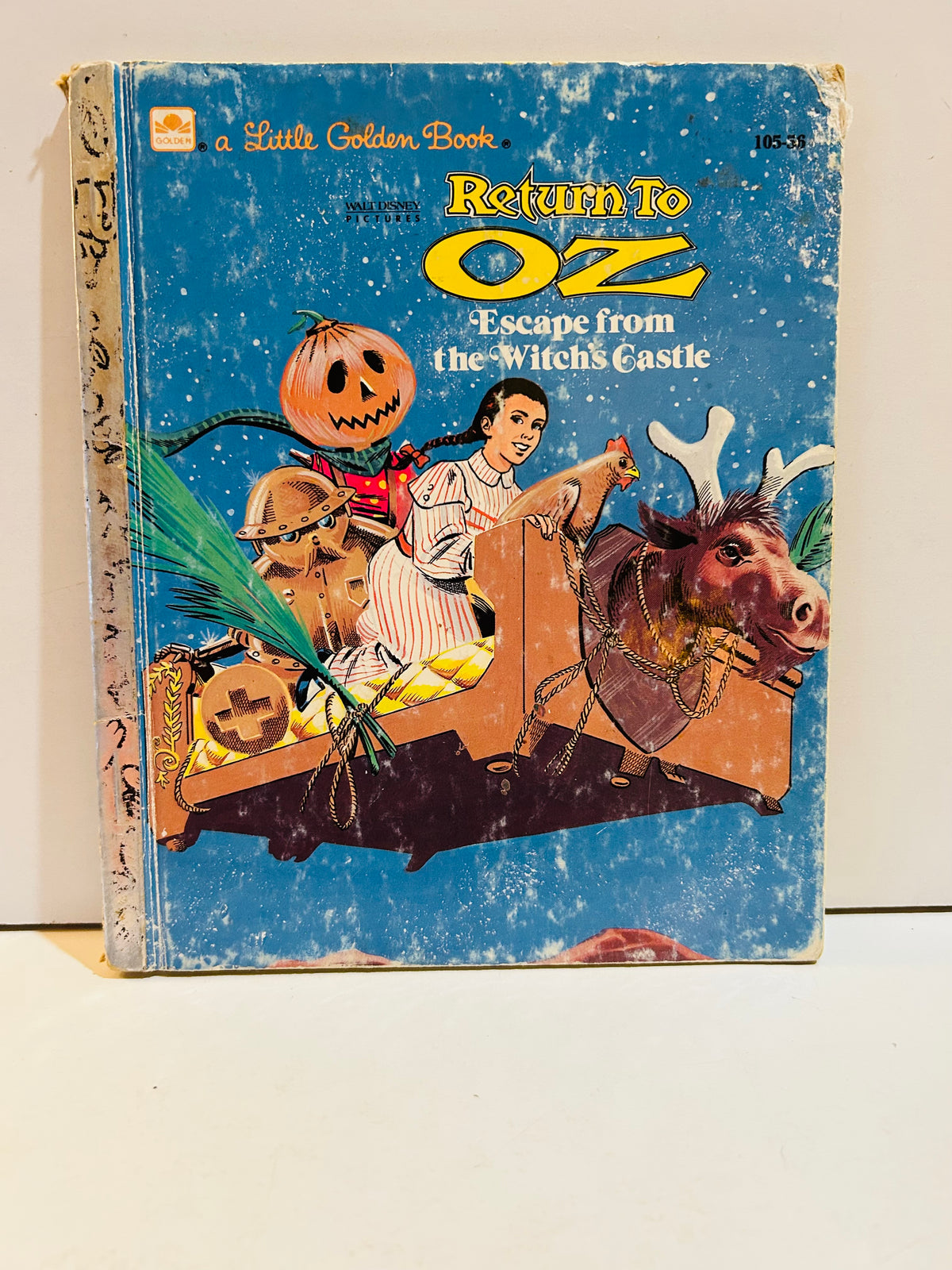 Return to Oz Escape from the Witch's Castle Little Golden Book 1985 cover