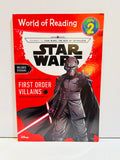 Star Wars First Order Villains World of Reading Level 2 2019 paperback cover