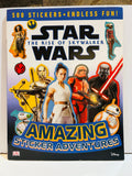 Star Wars The Rise of Skywalker Amazing Sticker Adventures book by DK cover