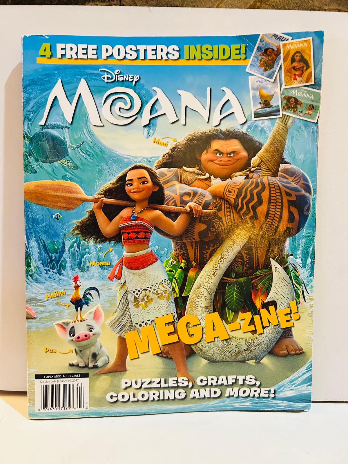 Disney Moana Mega-Zine magazine by Topix Media Specials cover