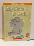 My Friend Is Sad An Elephant and Piggie Book by Mo Willems Scholastic 2008 paperback cover