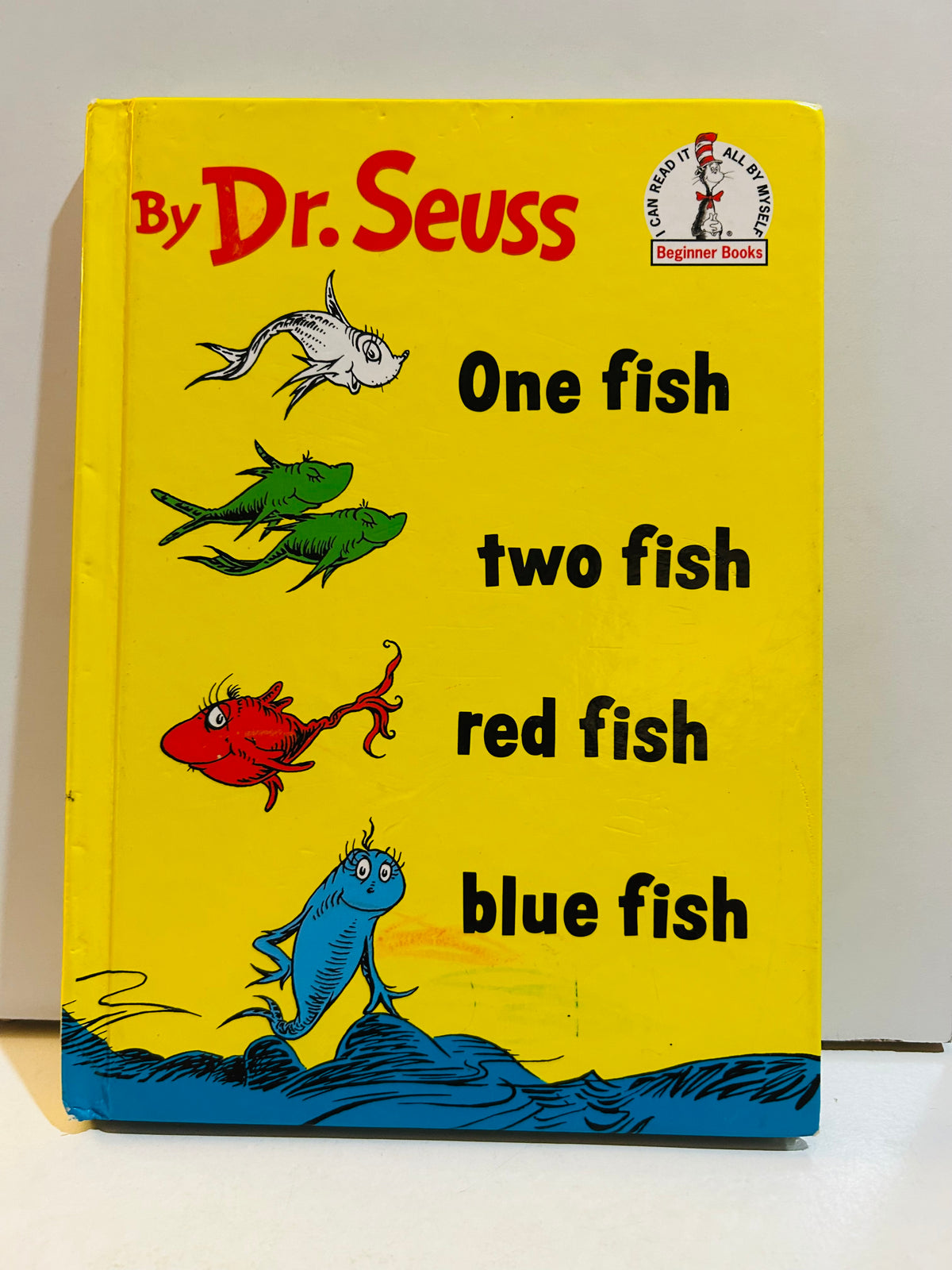 One Fish Two Fish Red Fish Blue Fish by Dr. Seuss Beginner Books hardcover cover