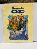 1985 Return to Oz illustrated paperback book cover