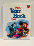 Disney's Year Book 1995 hardcover with Mickey Mouse, Minnie Mouse, and Goofy on the cover