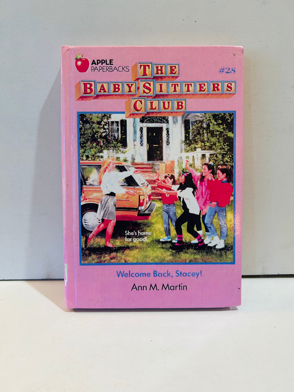 Ex-library hardcover of Welcome Back, Stacey!, Baby-Sitters Club book 28