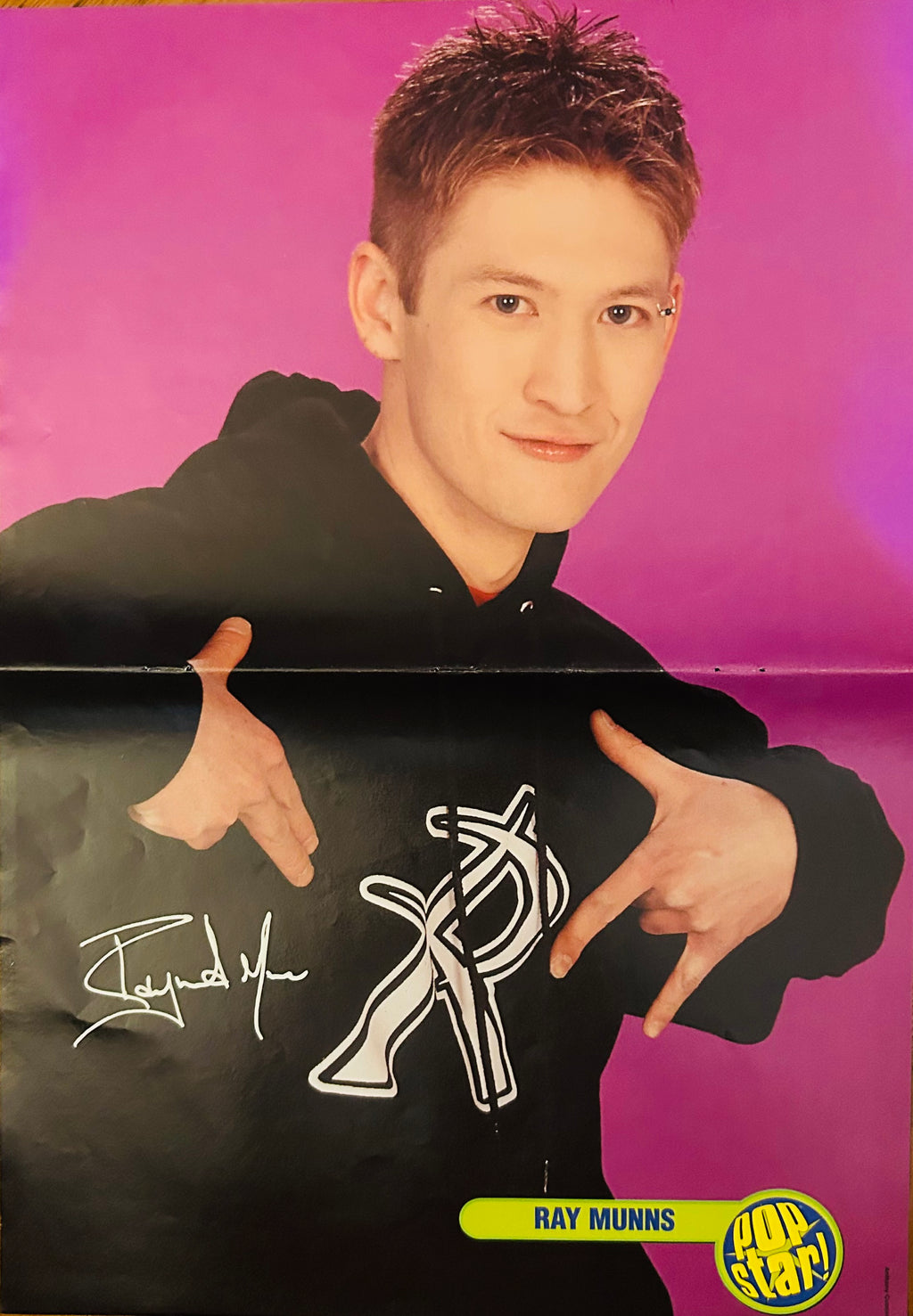 Ray Munns Pop Star! Magazine double-sided poster 11x16 - Side A