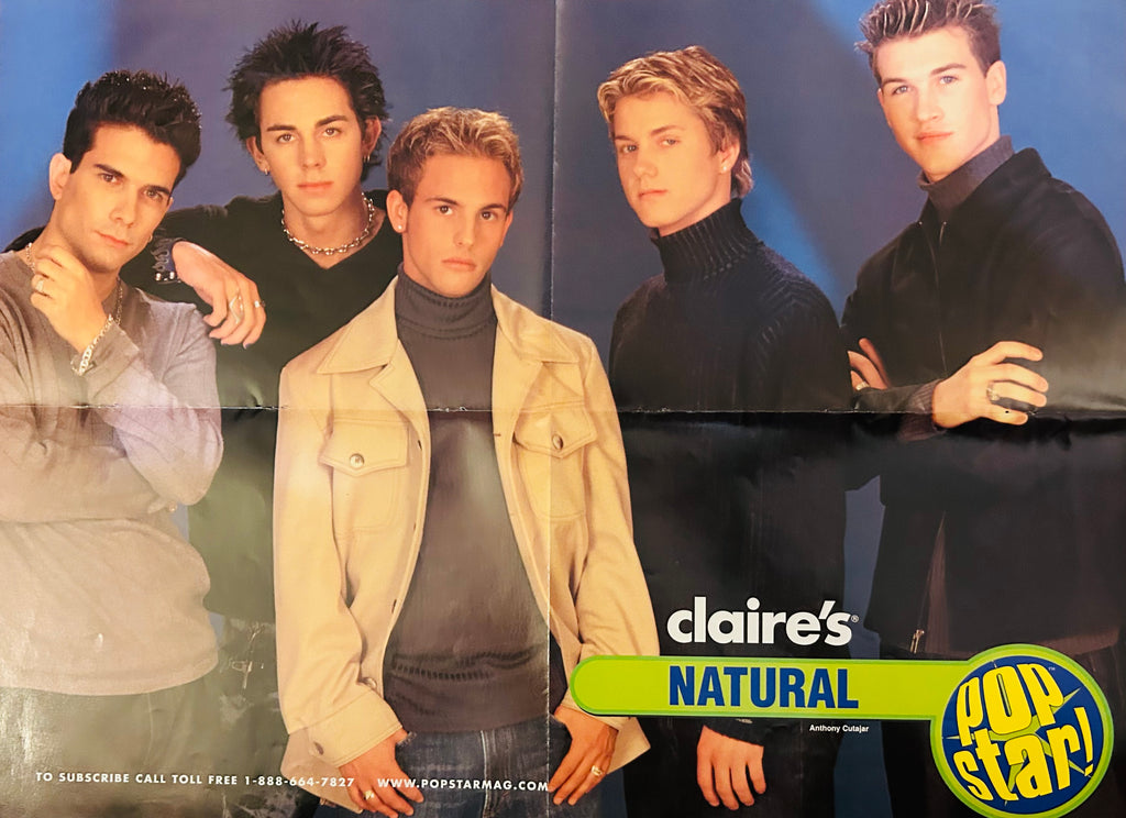 Natural Pop Star! Magazine double-sided poster 16x21 - Side A
