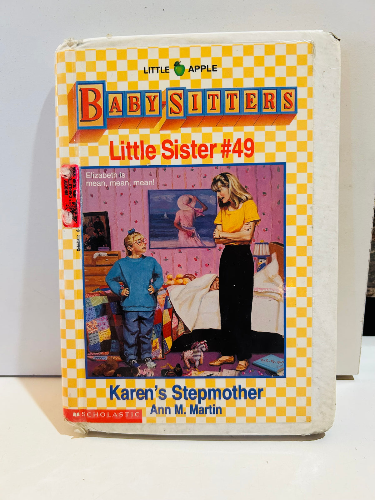 Ex-library hardcover of Karen's Stepmother, Baby-Sitters Little Sister book 49