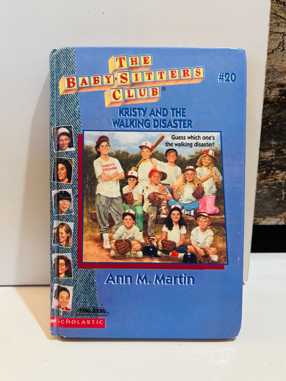 Ex-library hardcover of Kristy and the Walking Disaster, Baby-Sitters Club book 20